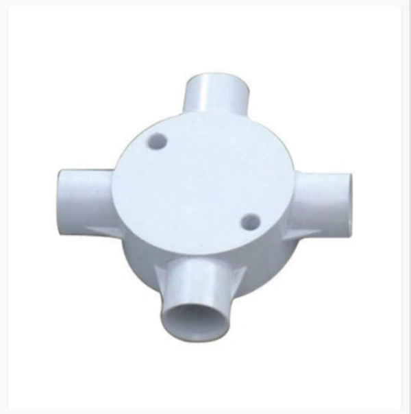 General 4 Way PVC Junction Box 25MM - 25MM, White, NA