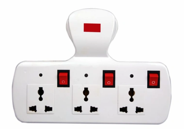 CKart 3X3 Multi Plug (PC) CNG-282 - 10A, White, NA