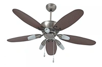 USHA RR Electric Strillare Ceiling Fan Underlight 1200mm (Brown) - 1200MM, BROWN, 2 Year Brand Warranty