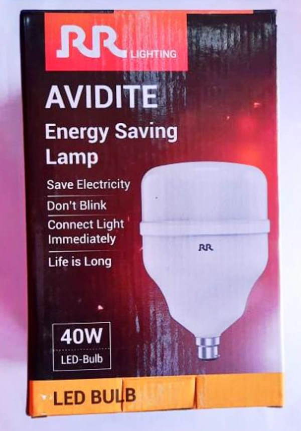 RR AVIDITE 40W LED BULB, WHITE - 40W, White, 1 Year