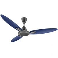 USHA Bloom Magnolia 1250 mm 3 Blade Ceiling Fan  (Blue,Grey) - 1250MM, Sparkle Grey and Blue, 2 Year's Manufacturer Warranty