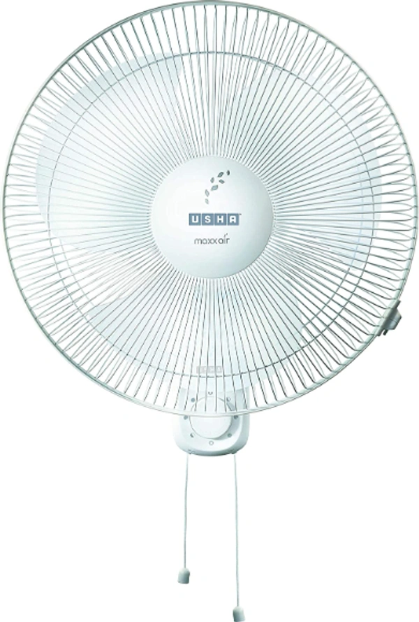 USHA Usha Maxx Air 400mm Wall Fan (White) - 400MM, WHITE, 2 YEAR BRAND WARRANTY