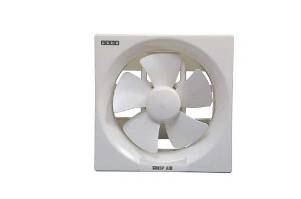 USHA Usha Crisp Air 200mm Sweep size, 300mm Duct Size Exhaust Fan (Pearl White) - 200MM, WHITE, 2 YEAR BRAND WARRANTY