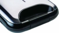 USHA 3772 750 -Watt 2-Slice Sandwich Toaster Open Grill  (Black) - Capacity 2 Slices, BLACK, ONE YEAR WARRANTY OF COMPANY SERVICE