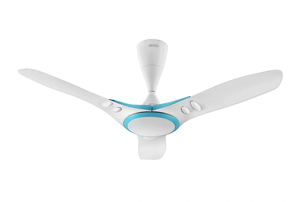 USHA Usha EX9 1200mm Ceiling Fan (Sea Salt Blue) - 1200MM, WHITE, 2 Years Brand Warranty