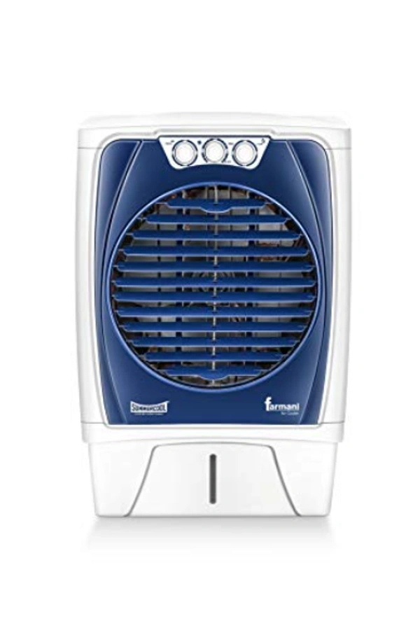 Summercool Farmani Desert Air Cooler - 50 L, White - 50L, WHITE , RED, 6 MONTH MOTOR WARRANTY