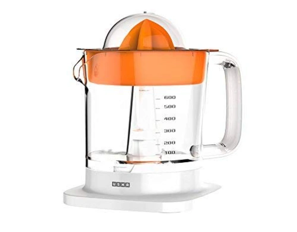 USHA Usha On The Go JC 3420 30-Watt Citrus Juicer (White) - 30W, WHITE, ORANGE, 1 Year Company Warranty