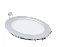 RR RAVISH LED SLIM PANEL 15W ROUND 6500K - 155 mm, WHITE, 1 YEAR