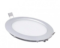 RR RAVISH LED SLIM PANEL 12W ROUND 6500K - 170x170x25, WHITE, 1 YEAR