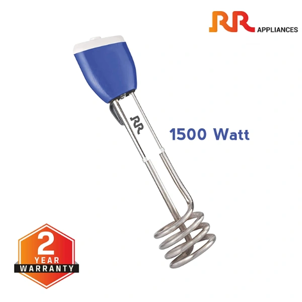 RR ELECTRIC 1000-Watt Immersion Heater 1.0 KW (Multicolour) - 1000W, Green, 2 Year Brand Warranty