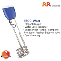 RR ELECTRIC 1000-Watt Immersion Heater 1.0 KW (Multicolour) - 1000W, Green, 2 Year Brand Warranty