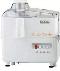 USHA Usha JMG 3345 230 W Juicer Mixer Grinder (White, 2 Jars) - 400W, WHITE, 2 Years USHA India Warranty