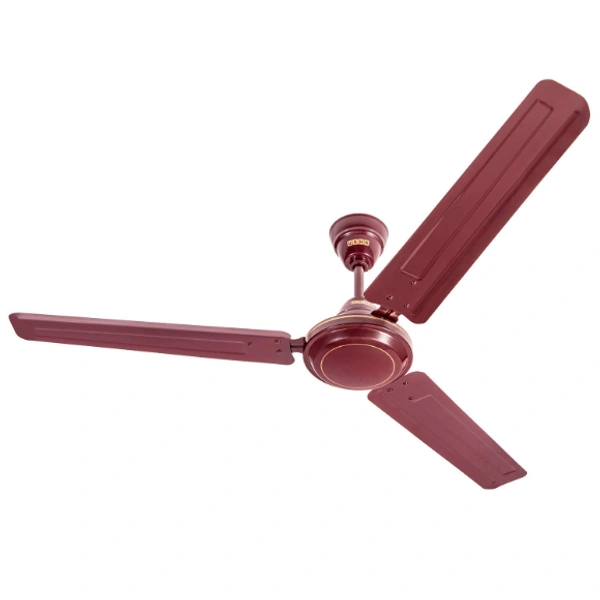 USHA Racer 1200MM BROWN 1200 mm 3 Blade Ceiling Fan  (Rich Ivory) - 1200MM, BROWN, 2 Year's Manufacturer Warranty