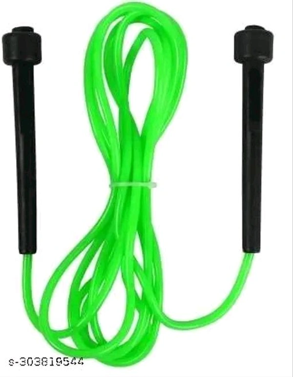 PVC PENCLE SKIPPING ROPE | SPORTS SKIPPING ROPE | PENCLE ROPE  (GREEN)Name: PVC PENCLE SKIPPING ROPE | SPORTS SKIPPING ROPE | PENCLE ROPE  (GREEN)Material: PvcNet Quantity (N): 1Manogyam Skipping rope is best aerobic exercises for burning a lot caloric , slimming down improving flexibility developing care strength and good for heartCountry of Origin: India