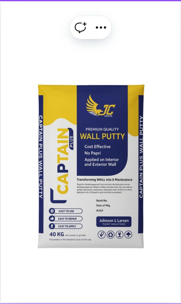 Captain Plus 40kg  Putty