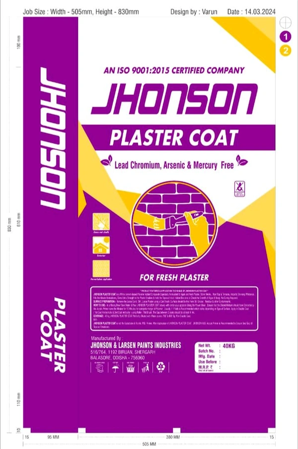  J - Plaster Coat 40kg
