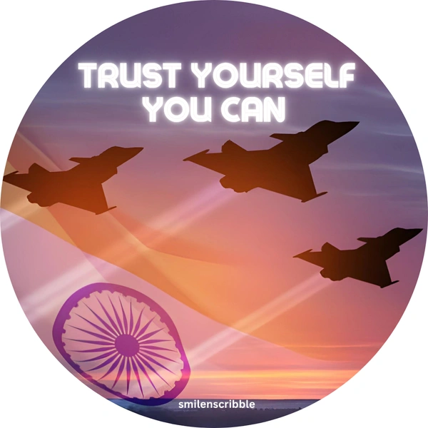 Pin cum Magnet  - TRUST YOURSLEF, YOU CAN