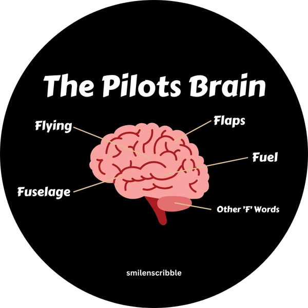 Pin cum Magnet  - THE PILOT'S BRAIN