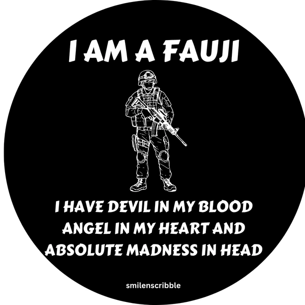Pin cum Magnet  - DEVIL IN BLOOD,ANGEL IN HEART