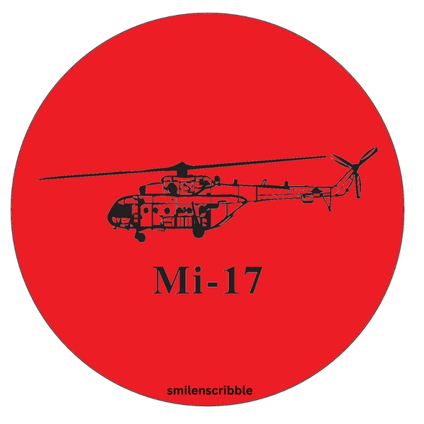 Pin cum Magnet  - Mi-17