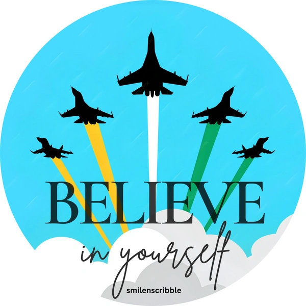 Pin cum Magnet  - BELIEVE IN YOURSELF