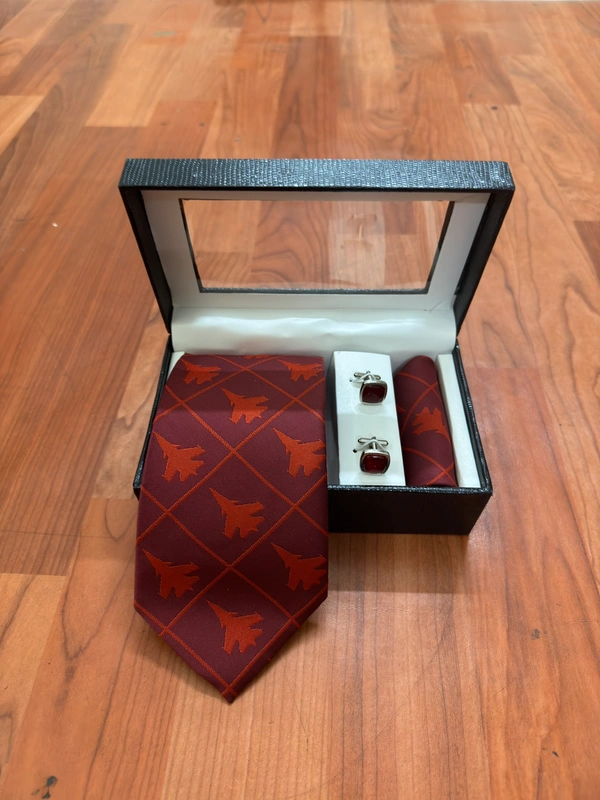 Aviator's Elegance Gift Set (4 Pcs Premium Tie With Gift Box Set )