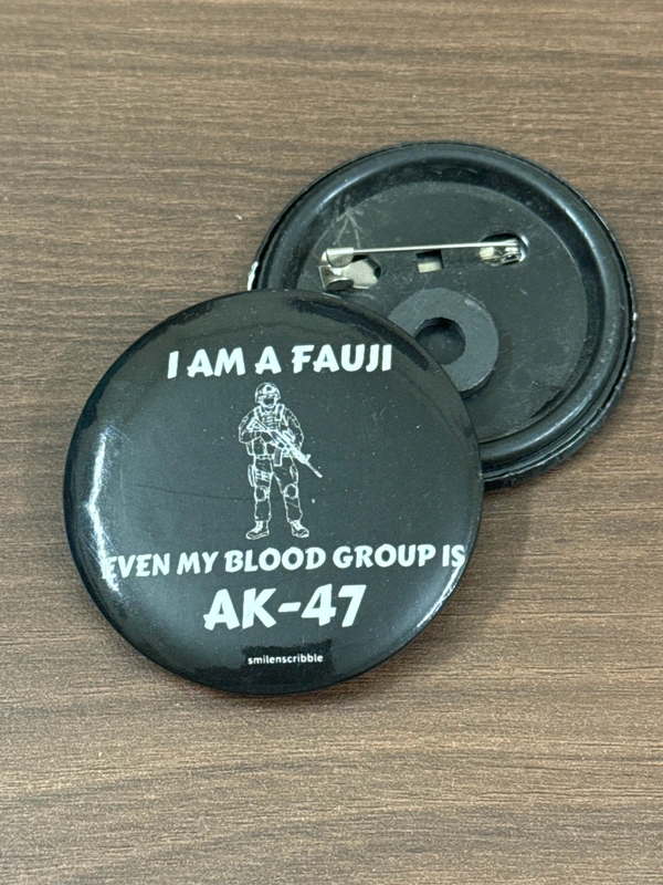 EVEN MY BLOOOD GROUP IS AK-47  