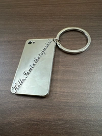 Smartphone Keychain with Taj Mahal Charm
