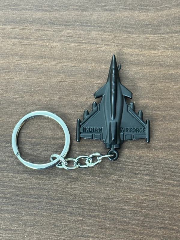 Rafale Fighter Jet Keychain