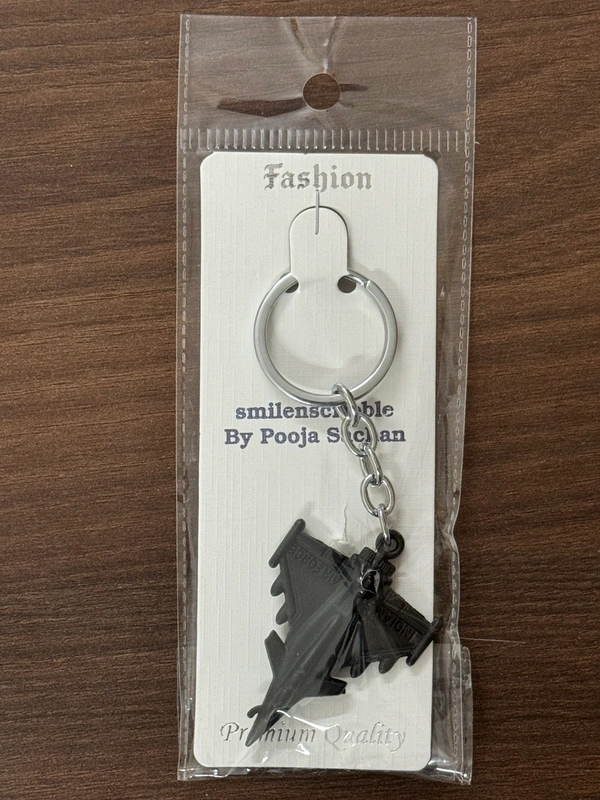 Rafale Fighter Jet Keychain