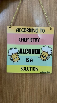 According to chemistry Alcohol is a solution