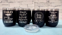 Black Lota Round Double Wall Mug