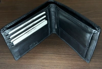 Classic Leather Bifold Wallet 