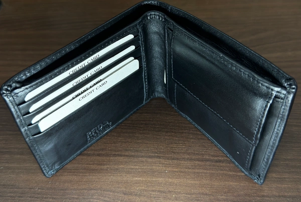 Classic Leather Bifold Wallet 