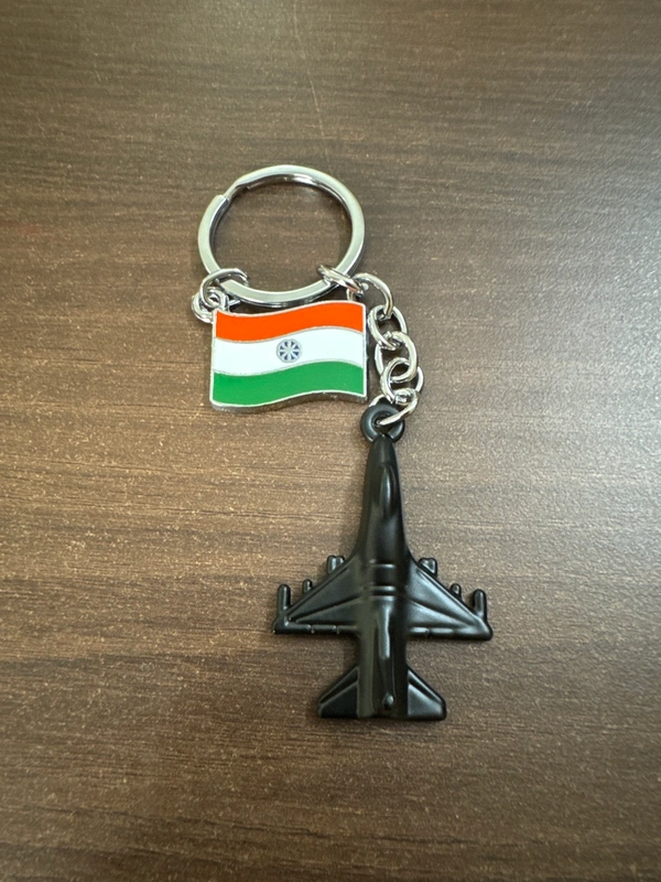 Fighter Jet Metallic  Keychain