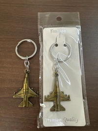 Fighter Jet Metallic  Keychain