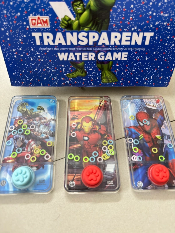 Transparent Water Game Pack Of 3