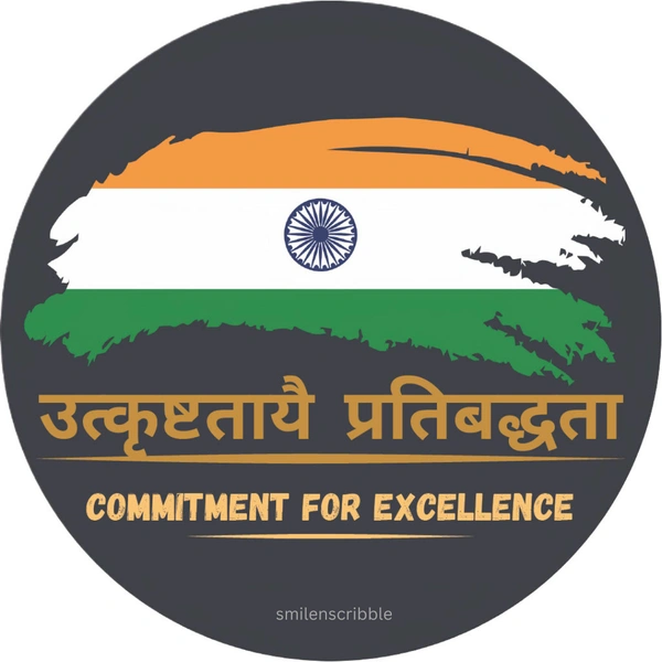 Pin cum Magnet  - COMMITMENT FOR EXCELLENCE