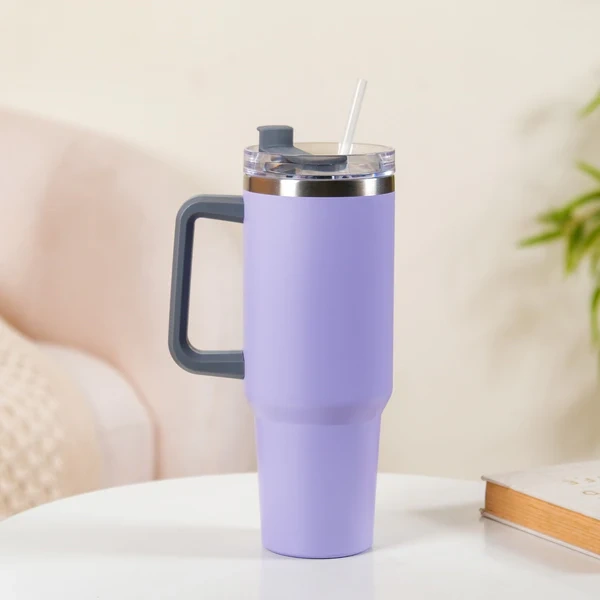 1200 Ml Sipper Stainless Steel - Purple