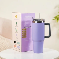 1200 Ml Sipper Stainless Steel - Purple