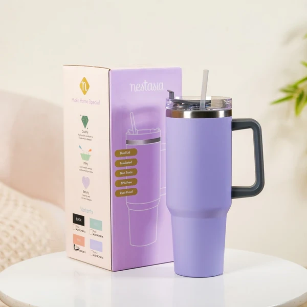 1200 Ml Sipper Stainless Steel - Purple