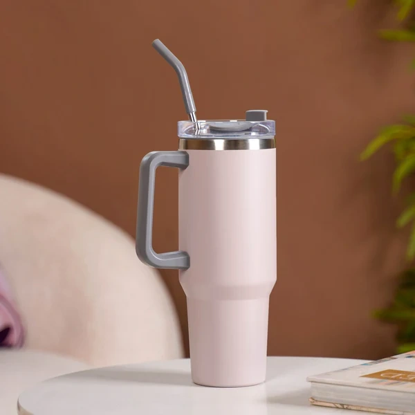 1200 Ml Sipper Stainless Steel - White