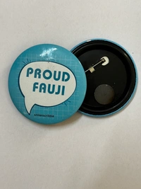 Pin cum Magnet  - Proud Fauji