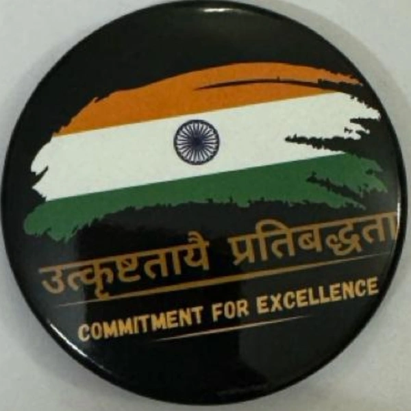 Pin cum Magnet  - COMMITMENT FOR EXCELLENCE