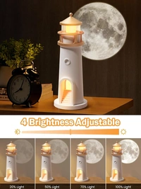 Lighthouse Lamp Galaxy Moon Projector 