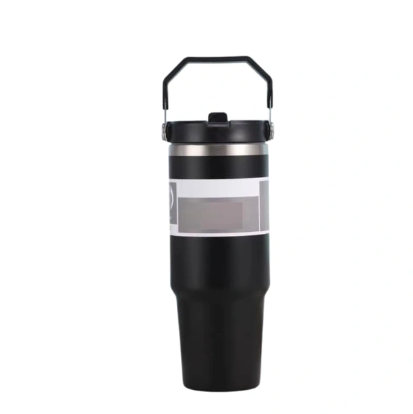 900 ML Stainless Steel Car Thermos - Black