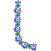 Blouse Design No :190237 - Simple Border, U Shape