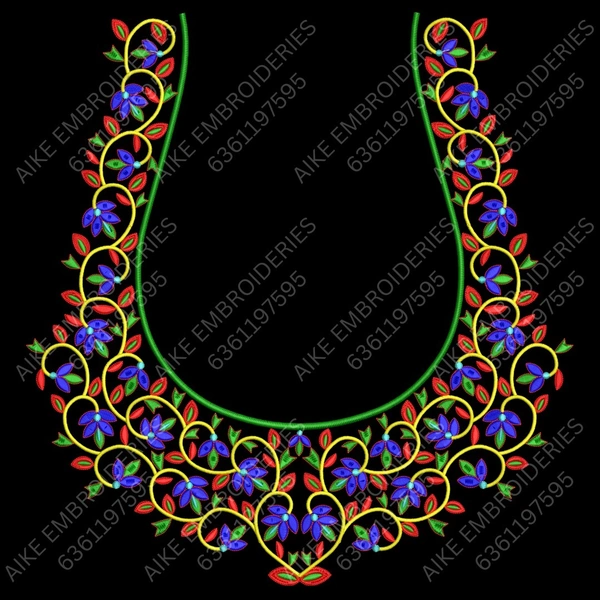 Blouse Design No MSM-033 - Full Sleeve, U Shape