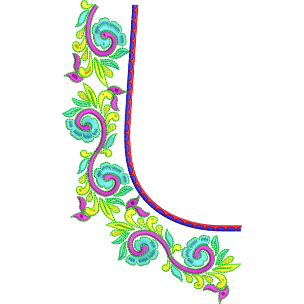 Blouse Design No :273747 - Butta, U Shape