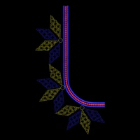 Blouse Design No : MSM-724 - Kutch Work, U Shape